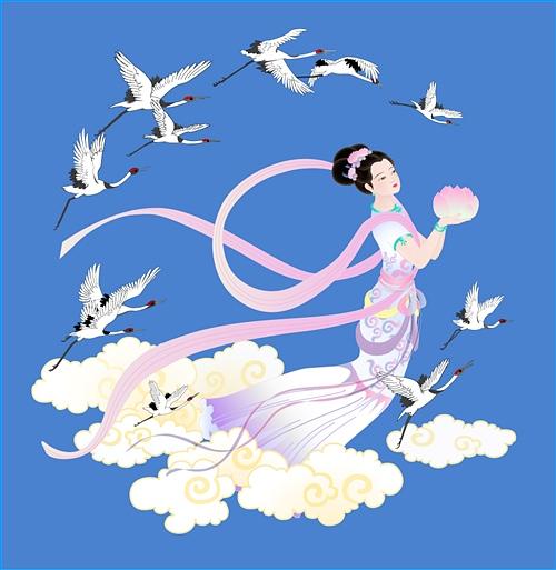 女声独唱:仙女散花回天家