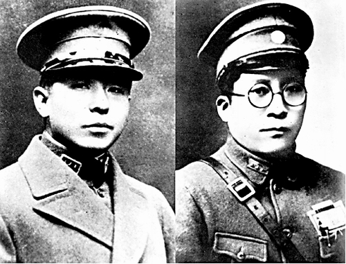 1936年12月12日,西安事变爆发。时任西北剿匪副总司令的张学良和时任国民革命军第十七路总指挥的杨虎城在西安发动兵变叛乱,扣押时任国民政府军事委员会委员长、西北剿匪总司令蒋介石。历史证据表明,张学良和杨虎城的军队被中共深度渗透,张学良实为中共“特别党员”。图为张学良(左)与杨虎城(右)。(资料图片)