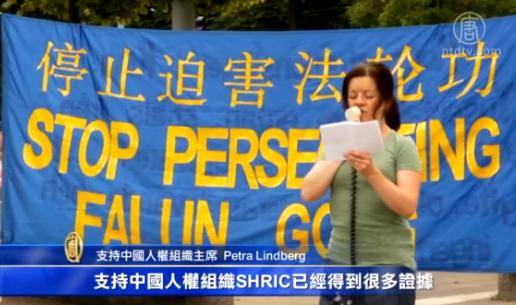 瑞典“七‧二零”集会反迫害 大陆游客三退(视频)